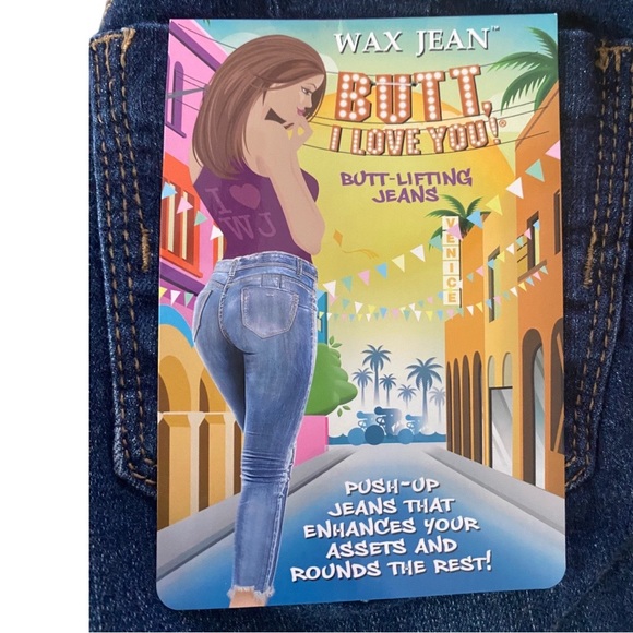 🔥BRAND NEW Butt I Love You push up ankle jeans. Extra distressed Multiple sizes - Picture 3 of 8